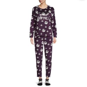 Disney Purple Nightmare Before Christmas Pajama Set